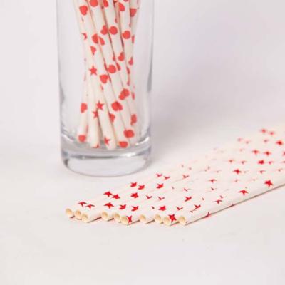 China 2021 Contemporary Competitive Price Milk Juice Straw Factory Supply Hot Sale Custom Paper Straw for sale