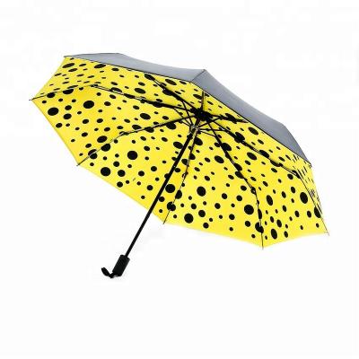 China New Design Folding UV Umbrella Wave Point 2 Block Umbrella for sale