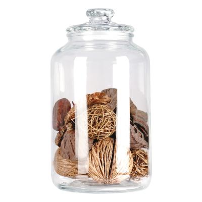 China Sustainable Customized Service Plastic Buy Jars Airtight Jar With Glass Lid for sale