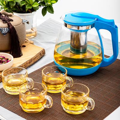 China Viable Made In China Household Fashion 1800ml Coffee Glass Teapot Making Green Tea Black Tea for sale