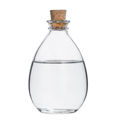 China Freshness preservation design high quality cute creative bulb shaped MP to drop glass bottle shaped small wine bottle for sale