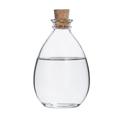 China Cute Creative Freshness Preservation Factory Outlet Bulb Shape Design MP Drop Shaped Glass Bottle for sale