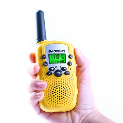 China Baofeng BF-T3/T-388 Kids Radio Best Gift For Kids MINI Two Way Radio 0.5W Walkie Talkie For Kids 1500m Oh (Li-ion Battery) for sale