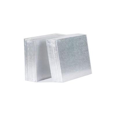 China Recyclable Square Think Silver Cake Drums 1/4inch Cake Boards Paper Cake Boards for sale