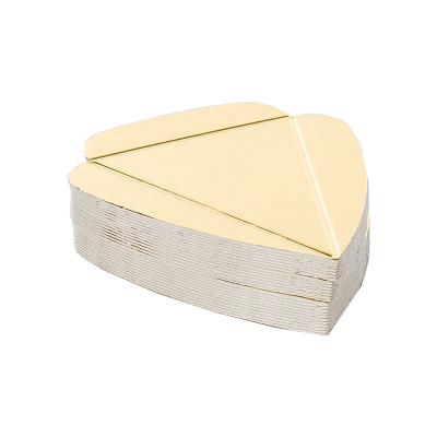 China Heart Shape Recyclable Gold Paper Cake Tray Mini Cardboard Cake Boards for sale