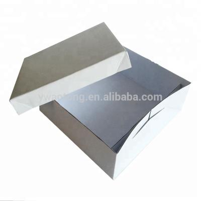 China Good Quality Disposable Strong Corrugated Low Top Style Cake Box for sale