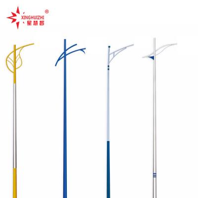 China High quality Galvanized Steel Pole 4-12m Street Light Square Hot Selling 10 Meters Lighting Pole for sale