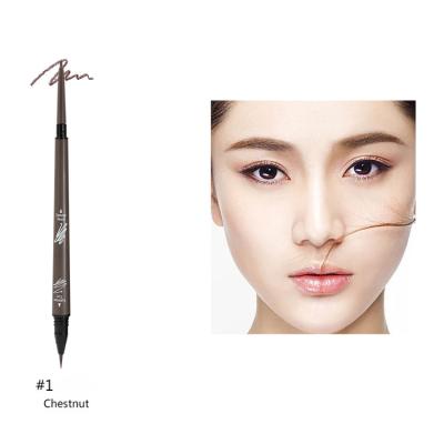 China Popular Eyebrow Pen Double Eyebrow Precision Waterproof Pencil High Quality Waterproof Master Private Label for sale