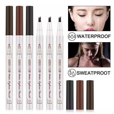 China Wholesale Waterproof Four Forks Eyebrow Pencil Prevent Sedimentation Eyebrow Pencil for sale