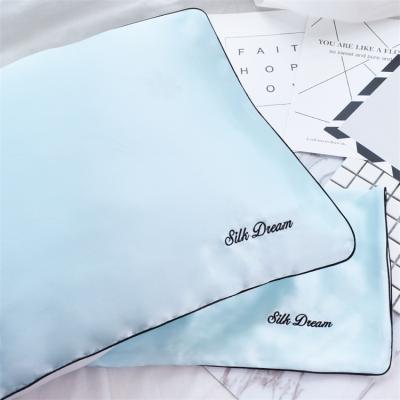 China Wholesale 100% Satin Pillowcase Non-Toxic Organic Silk Fabric Comfortable Pillow Case Set for sale