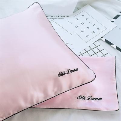 China 2021 Popular New Custom Pure Silk Cheap Pillow Case Non - Toxic for sale