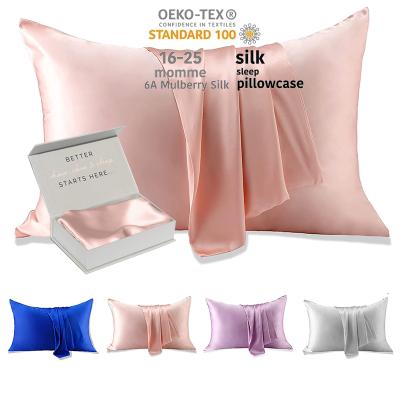 China Good Selling Sublimation Travel Pillow Case Cover 100% Non-Toxic Silk Pillowcase for sale