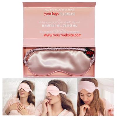 China natural travel sleep/silk eye mask customized parride 100% silk for sale