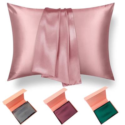 China Viable good for hair and skin Chinese 6A grade 22mm 19mm 100% silk wholesale 16mm mulberry pillow case set for sale