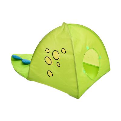 China Viable Super Match Kitty Tube Pet Toy Detachable Cute Dinosaur Train Crinckle Cat Tunnel for sale