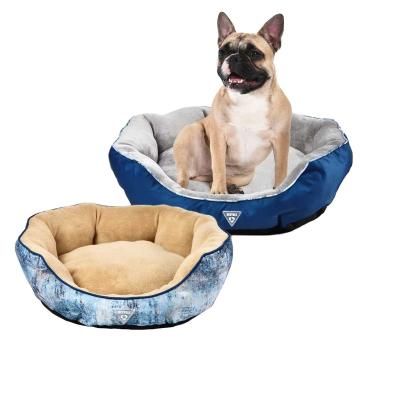 China Breathable Recycled Calming Dog Pet Bed Sets Small Beds Material Eco - Friendly Large for sale