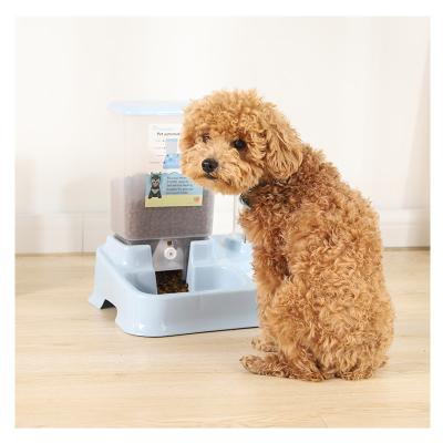 China Automatic 2 In 1 Bowl Pet Feeder Dog Water Food Feeder for sale