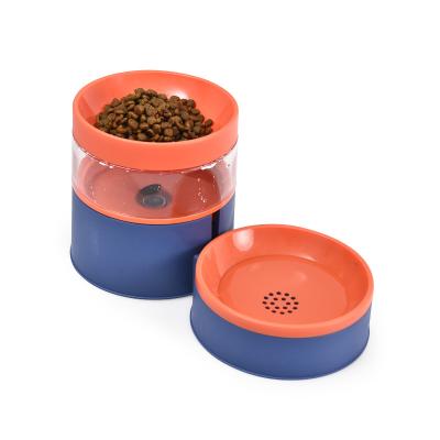 China New Design Automatic Pet Food Automatic Feeder Water Removable Pet Fountain for sale