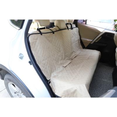 China Travel Trip Quilting Waterproof Oxford Dog Car Seat Protector Cover for sale