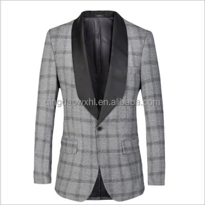 China Anti-shrinkage most popular men's tuxedo suits formal coat breeches wedding suit images for sale