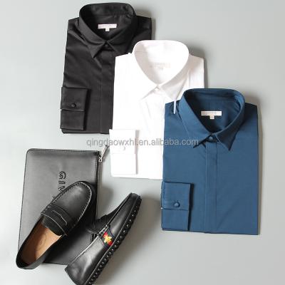 China 2018 Latest Design Men's Anti-pilling Business Shirt, Formal Business Shirt Factory Directly for sale