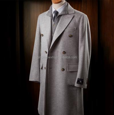 China New Fashion Men's Long Coat Wool Anti-Shrink Online Shopping Men's Coat for sale