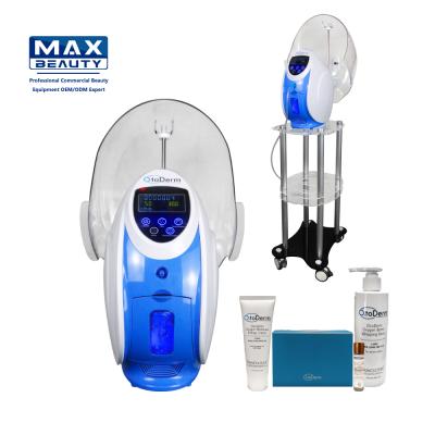 China Skin tightening 2022 top sale korea o2toderm oxygen dome mask skin care machine price salon use for sale