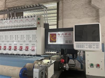 Cina Macchina di ricamo di coperte efficiente con fili multipli e sistema automatico di bobina in vendita