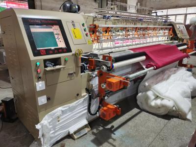 China 210M/H Industrial Bedcover Lock Stitch Quilting Machine For Quilt Commercial Type for sale