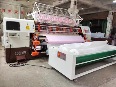 China Multi Needle Quilting Bed Sheet Making Machine With Border Trimming for sale