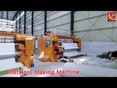 Automatic Mattress Making Machine Multi Needle Precise Quilting High Speed