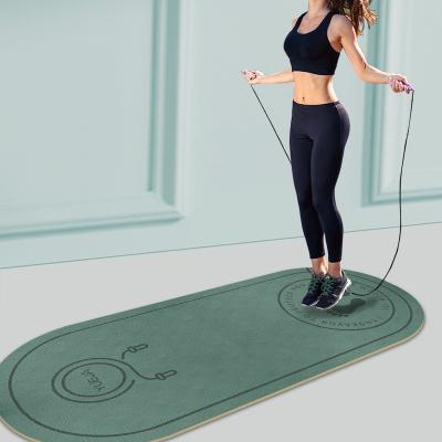 China Jumping Rope Yoga FDM Yoga Exercise Pad Silent Anti-Slip Shock-absorbing Mat Home Gym Fitness Training for sale