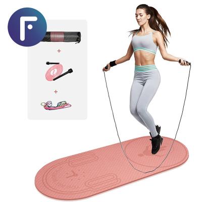 China Yoga Mat New Eco Friendly Jump Rope Mat For Fitness Matte Layer Tape Buy Wholesale Fitness Anti-Slip Yoga Mat FDM for sale