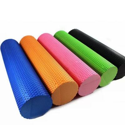 China OEM Eva Fitness Solid Muscle Relax Yoga Studios FDM Massagers Blocks Exercise Massager Yoga Foam Roller For Gym Pilates for sale