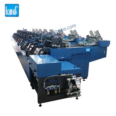 China Factory G01048 kmd 8 drivers gluing machine child card book with windows gluing machines puzzle book binding machine flat panel book for sale