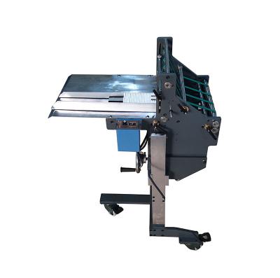 China A0243 paper kmd 360T 470T paper folding machine automatic paper collating station bactch counter printed for sale