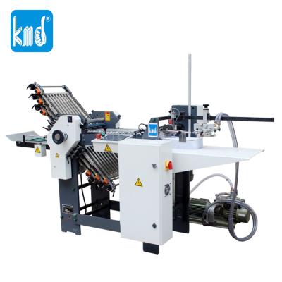 China Factory A01007 special kmd 360T 6buckles+vertical stacker a3 paper sheet folding machine for sale