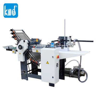 China Factory KMD 470T brochure paper folding machine, medicine insect catalog folding machine for sale