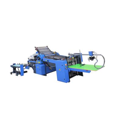 China Factory kmd C0948 660T 4buckles+3knives 32 pages paper folding machine 18 pages folder notebook journal folding machine for sale