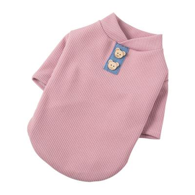 China Sustainable Multicolor Optional Comfortable Breathable Bear Pet Clothes Drop Pet Hoodie for sale