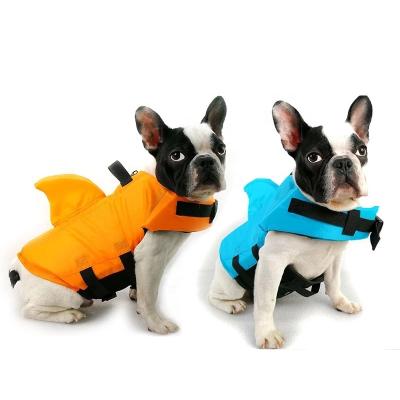 China Fashion Summer Shark Wing Shape Swimming Vest Pet Swimsuit Dog Life Vest High Quality Viable for sale