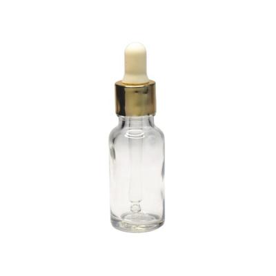 China Wholesale 5ml 10ml 15ml 20ml 30ml 50ml 100ml Clear Essential Oil Cosmetic Glass Dropper Bottle With Tube for sale