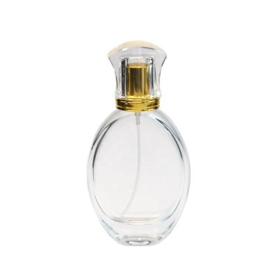 China Clear 45ml Cosmetic Flat Spray Bottle Sprayer Perfume Bottle Plastic Cosmetics Bottles for sale