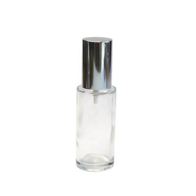 China 50ml Cosmetic Glass Perfume Bottles And Empty Glass Sprayer Pump Bottle for sale