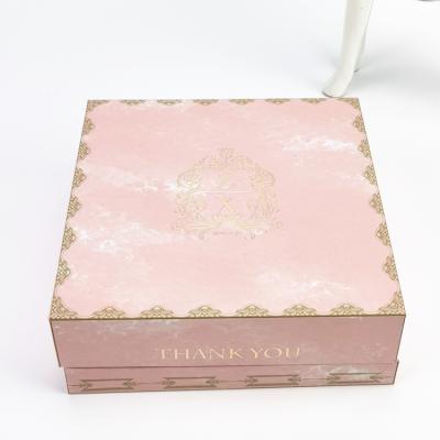 China Caja Rosa Luxury Shipping Magnetic Closure Recyclable Custom Rigid Pink Gift Ad Jwellery Boxes For Party Favors for sale