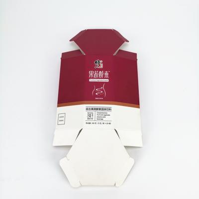 China Box Boite En Recyclable Custom Paper Cardboard Box Folding Paper Packaging For Food for sale