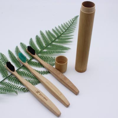 China Wholesale 100% Biodegradable Eco-Friendly Natural Bamboo Toothbrush Charcoal Bambus Toothbrush for sale