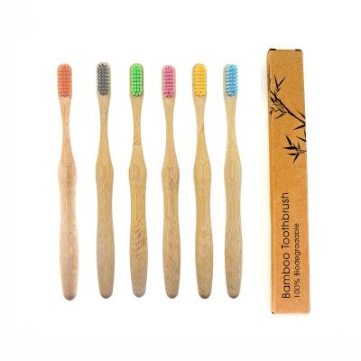 China Eco-friendly Bamboo Bristle Biodegradable Travel Bamboo Toothbrush OEM Alibaba Toothbrush Suppliers for sale