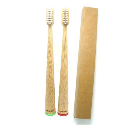 China Eco-Friendly Mini Bamboo Toothbrush Eco-Friendly 100% Biodegradable for sale