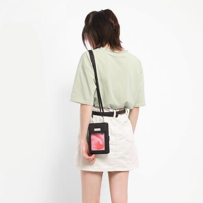 China 2022 Hot Selling Summer Waterproof Touch Screen Women Shoulder Cross - Body Bag Purse Cell Phone Leather Mobile Bag for sale